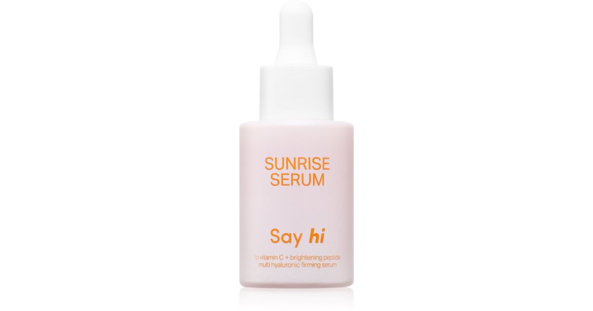 Say Hi Sunrise lysnende serum til at opstramme huden med C-vitamin 30 ml