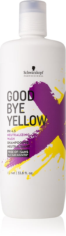 Schwarzkopf Professional Goodbye anti-gult schampo för färgat och markerat hår 1000 ml