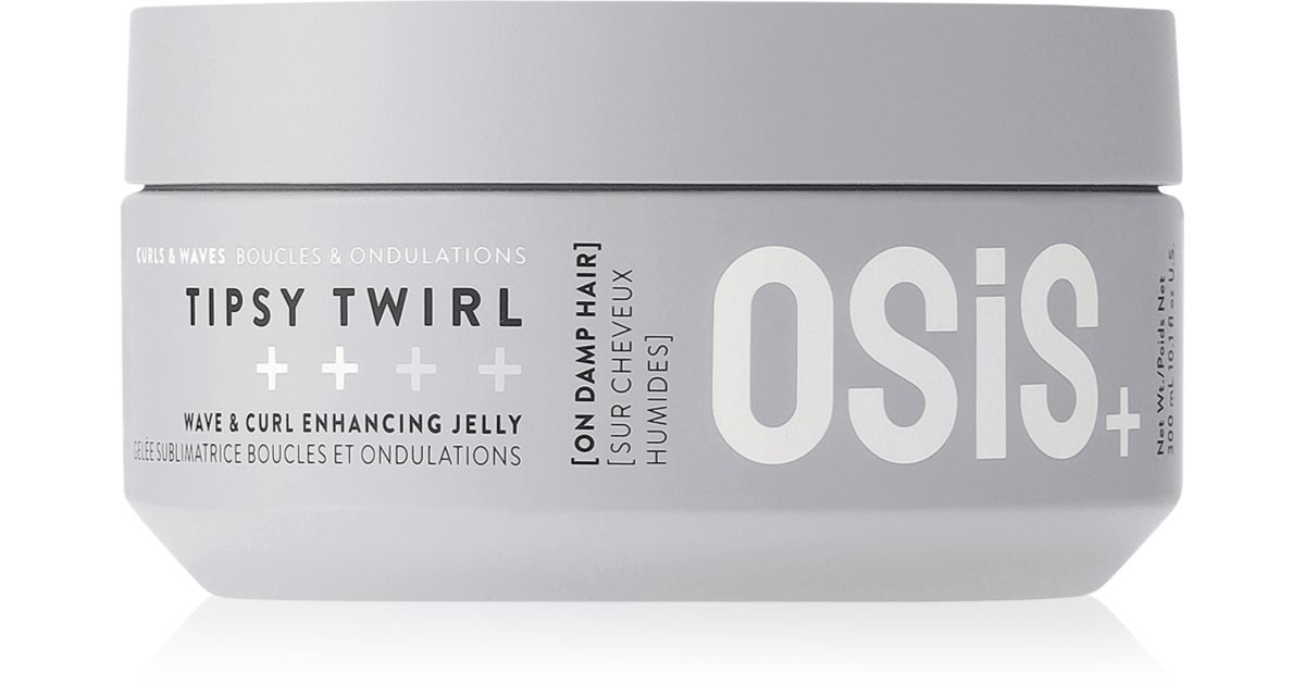 Gel para resaltar ondas y rizos OSiS Tipsy Twirl (Wave & Curl Enhancing Jelly) 300 ml