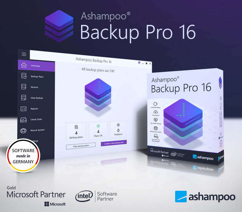Ashampoo Backup Pro 16 Key (Lifetime - 1 PC)