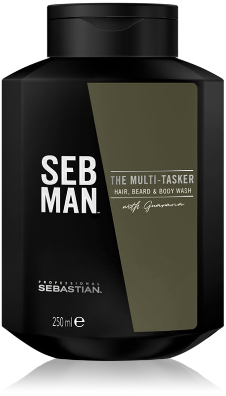 Sebastian Professional SEB MAN Multi-tasker schampot för hår, skägg och kropp 250 ml