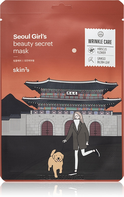 Skin79 Dziewczyny z Seulu Beauty Secret maska przeciwzmarszczkowa do tkanin 20 g