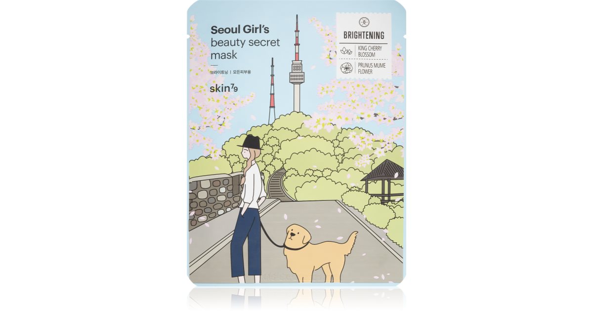 Skin79 Seoul Girl's Beauty Hemmelig opplysende og fuktighetsmaske 20 g