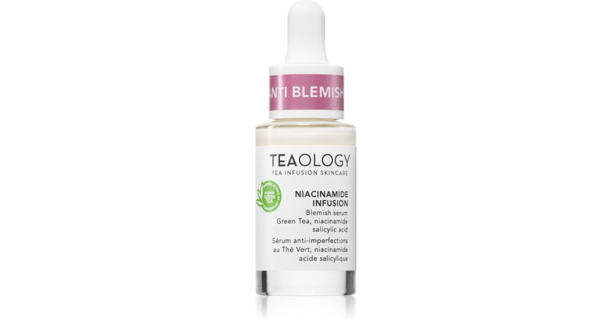 Teaology Ser de față pentru iluminare cu infuzie de niacinamidă împotriva petelor pielii 15 ml