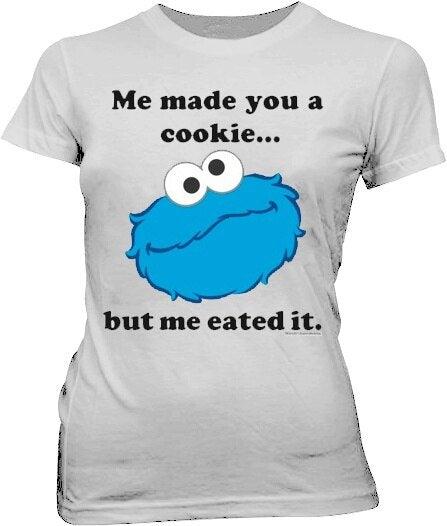 Sesame Street Cookie Monster Me Eated It T-shirt - XL