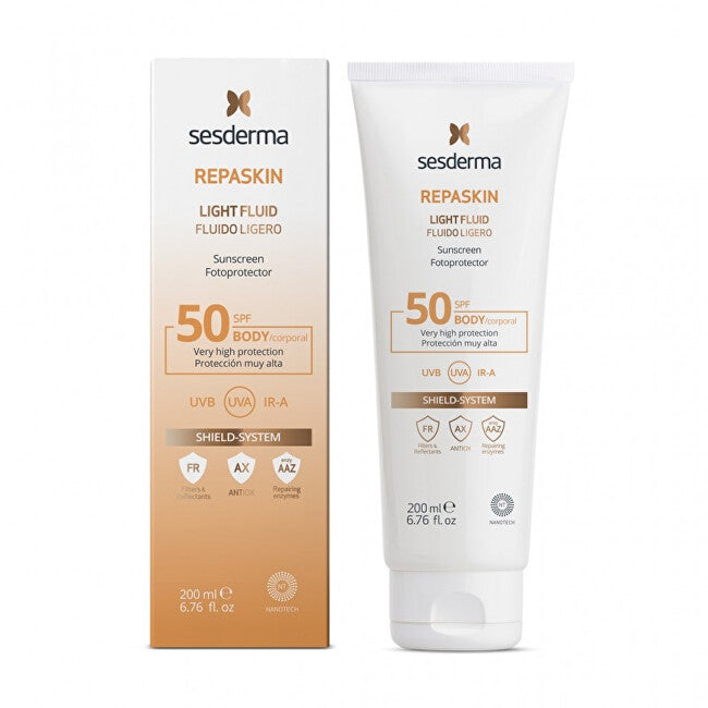 Sesderma Repaskin Light Body Lotion SPF 50 (Leichtes Fluid zum Sonnenschutz) 200 ml