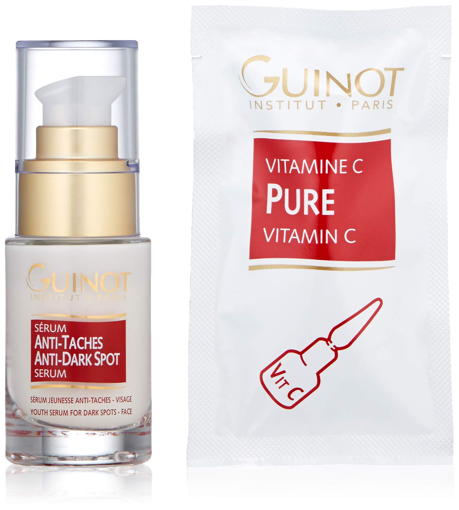 Ensemble Guinot: Sérum visage anti-imperfections 23,5 ml + Sérum visage à la vitamine C pure 1,5 ml