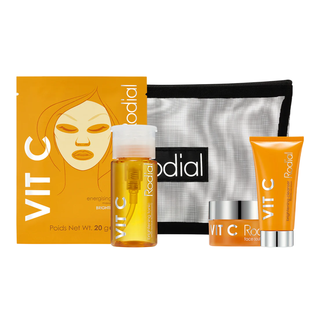 Little Luxuries Kit Set Rodial: cleanser, soufflé, facial, toning mist, maschera in fabric