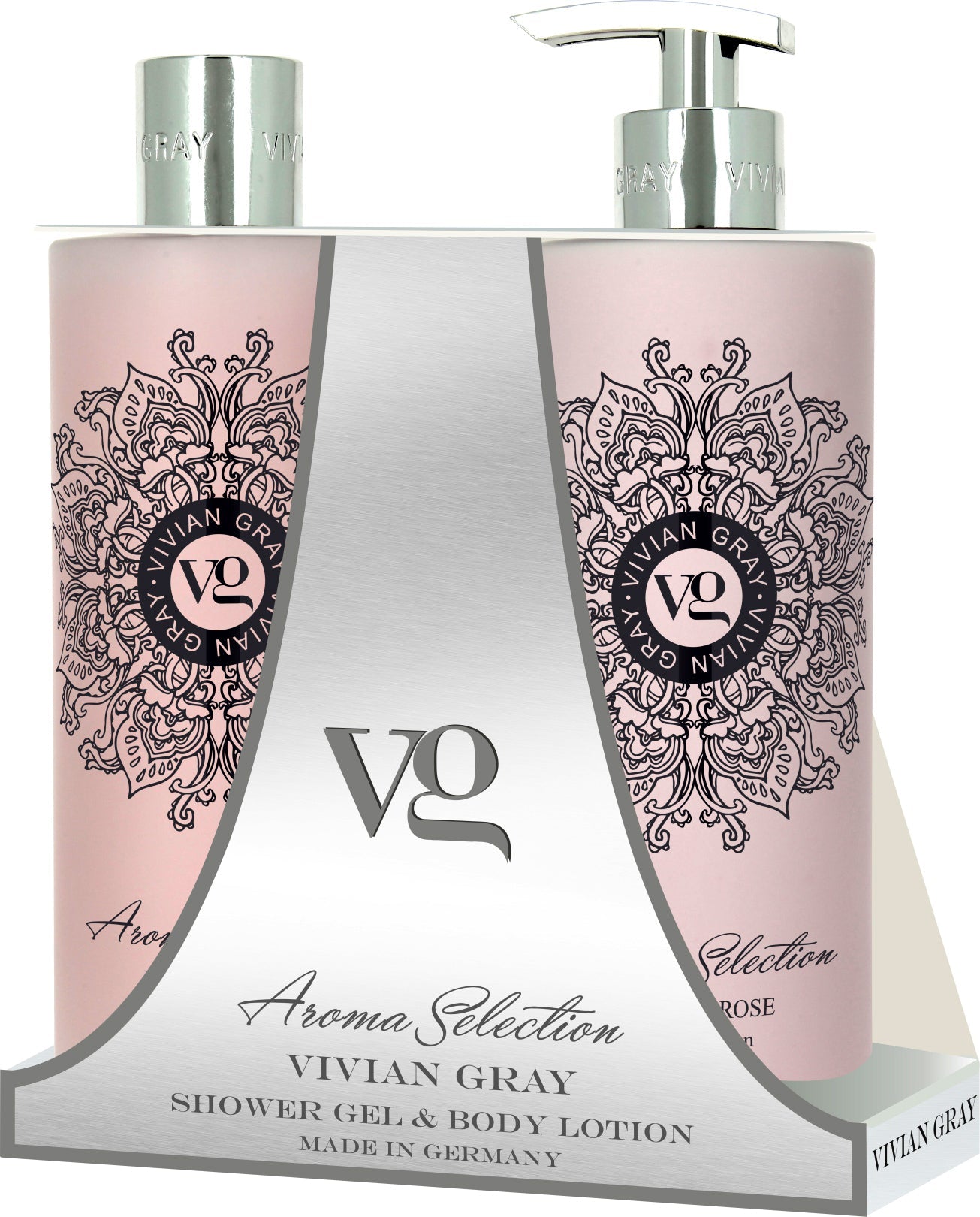 Set Vivian Gray: Aroma Selection Lotus & Rose Moisturizing Body Lotion 500 ml + Aroma Selection Lotus & Rose Softening Shower Gel For All Skin Types 5