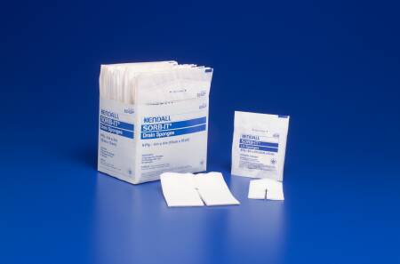 Curity I.V. - Drain Split Dressing, 2" x 2" 6 Ply Sterile, 1400 Each - Case