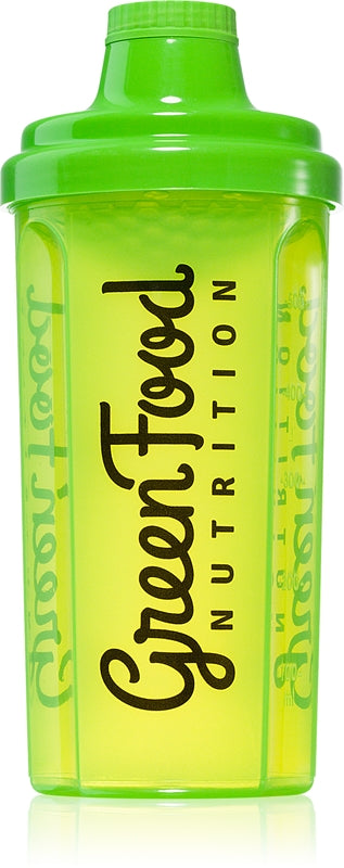 GreenFood Nutrition Gennemsigtig grøn sportsshaker 500 ml