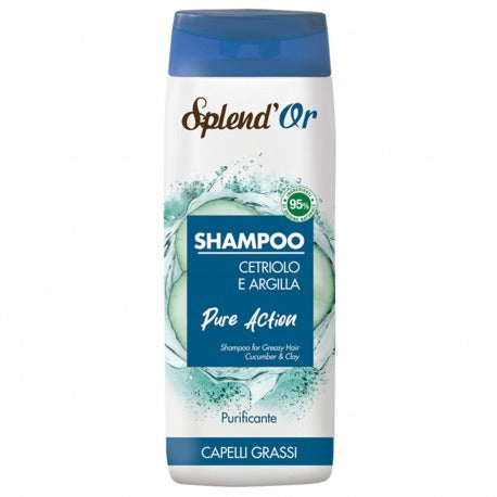 Splend Or Shampoo Cucumber And Clay Purifying Oily Hair 300 Ml