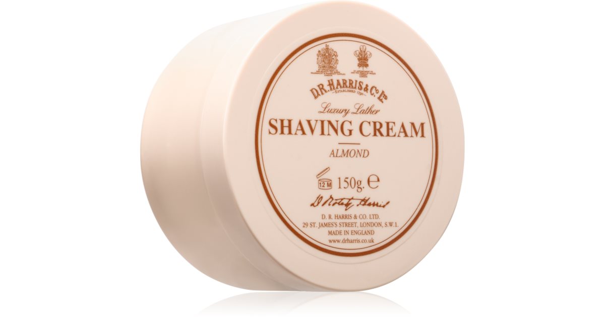 D.R. Harris Shaving Cream Almond crema da barba 150 g