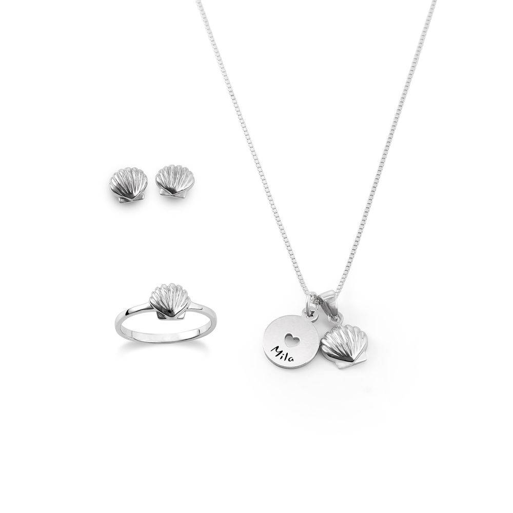 Shell Jewellery Set for Girls in Sterling Silver