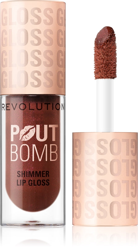 Makeup Revolution Chokolade Sparkle 4,5 ml glossy lipgloss