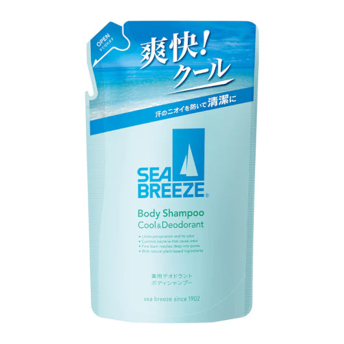 Shiseido - Sea Breeze Medicinal Deodorant Body Shampoo Refill - 330ml