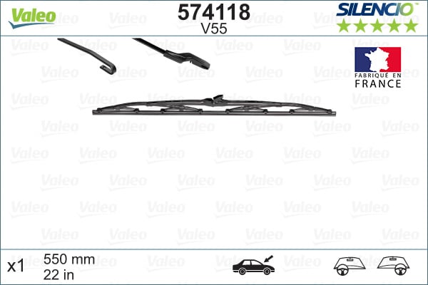 Wiper Blade VALEO 574118