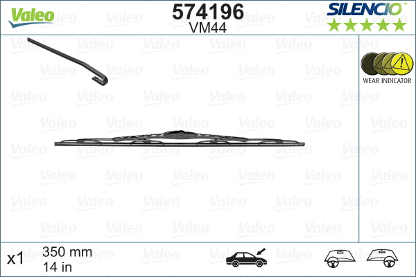 Wiper Blade VALEO 574196