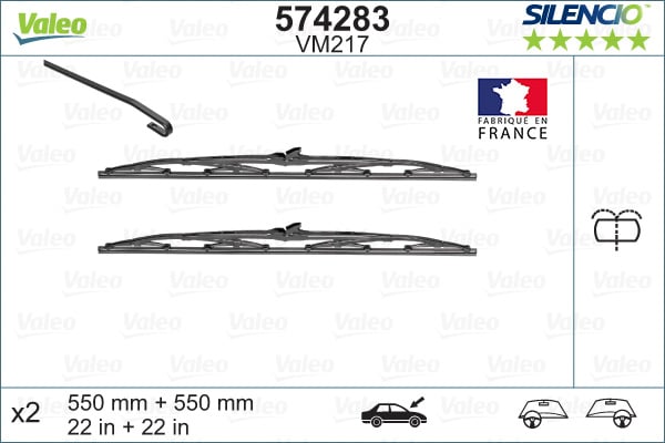 Wiper Blade VALEO 574283