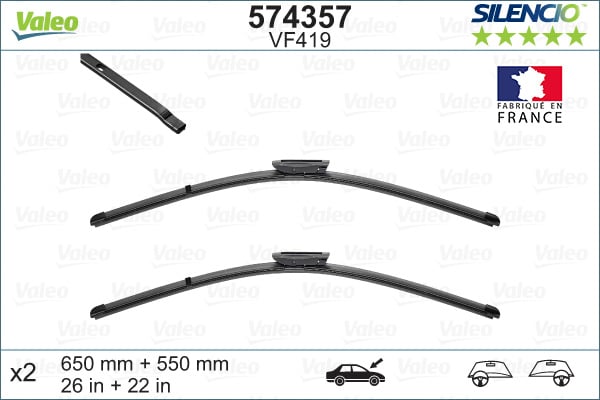 Wiper Blade VALEO 574357
