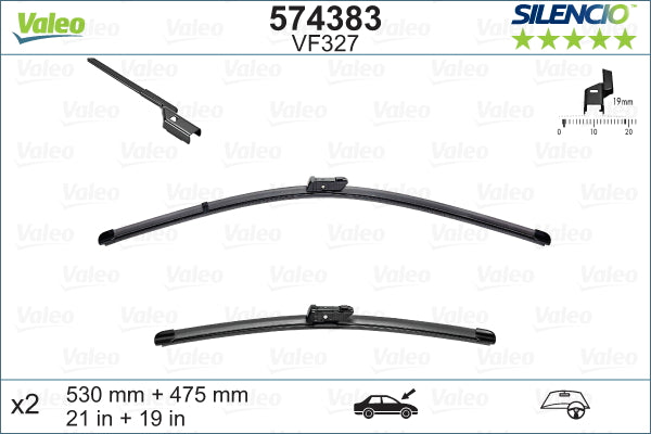 Wiper Blade VALEO 574383