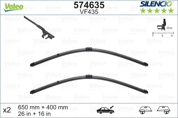 Wiper Blade VALEO 574635