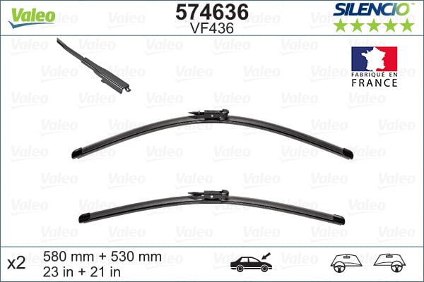 Wiper Blade VALEO 574636