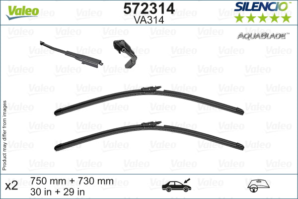 Wiper Blade VALEO 572314