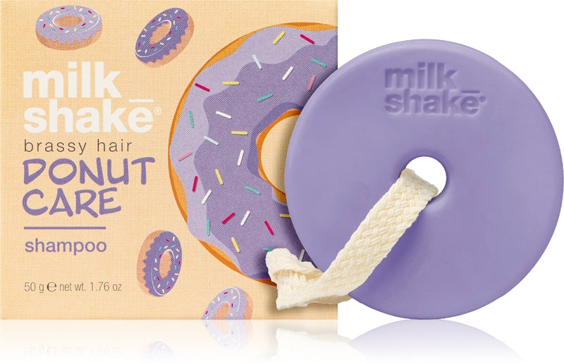 Milk Shake Silver Shine Donut Care Solid sjampo for blondt hår 50 g