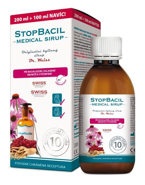 Simply you StopBacil Medical White sirup 200 ml + 100 ml ZD ARMA