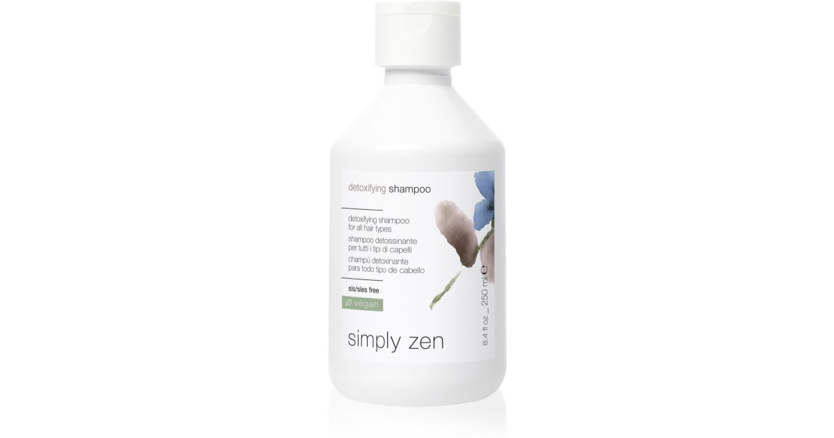 Simply Zen Detoxifying shampoo detoxifying cleanser for all hair types 1000 ml
