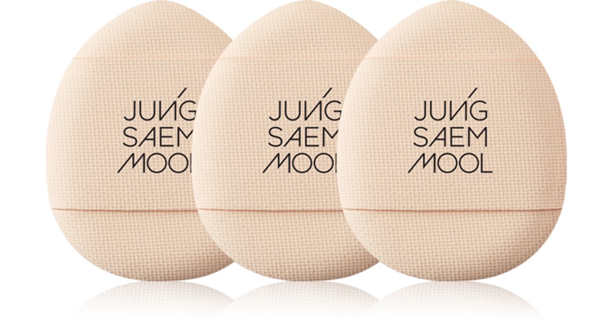 JUNG SAEM MOOL Skinny-Tap Puff Precise Foundation Sponge 3-Pack