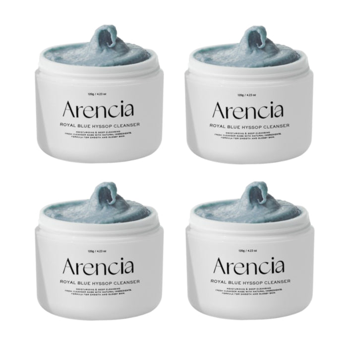 Arencia - Fresh Royal Blue Rice Mochi Cleanser - 120g (4ea) Set