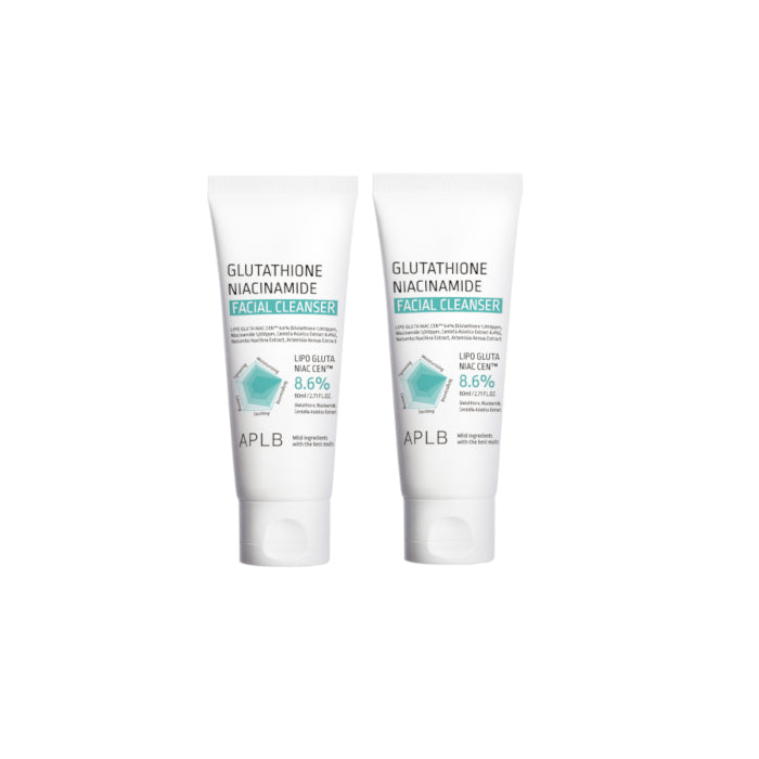 APLB - Glutathione Niacinamide Facial Cleanser - 80ml (2ea) Set