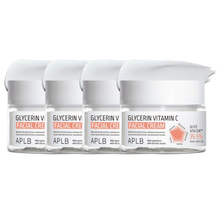 APLB - Glycerin Vitamin C Facial Cream - 55ml (4ea) Set