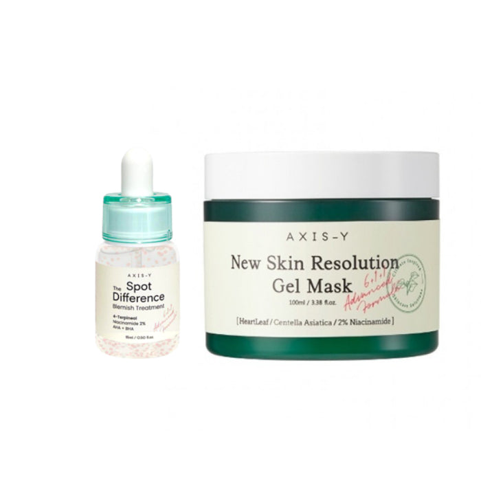 AXIS-Y New Skin Resolution Gel Mask X Spot The Difference Blemish Treatment Spot Treatment Gel Masks