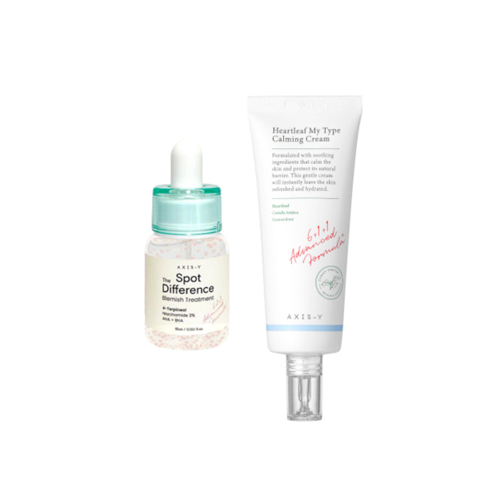 AXIS-Y Heartleaf My Type Calming Cream X Spot The Difference Blemish Treatment