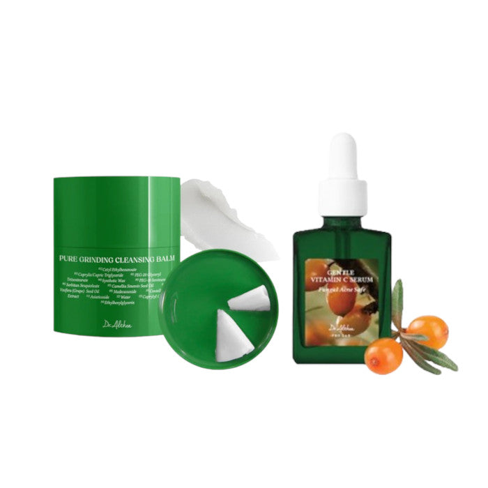 Dr. Althea - Pure Grinding Cleansing Balm (1ea) X Gentle Vitamin C Serum (1ea) Set