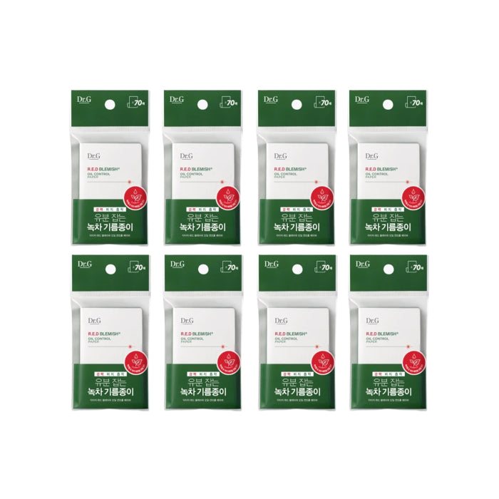 Dr. G - R. E.D Blemish Oil Control Paper - 70 Sheets (8ea) Set