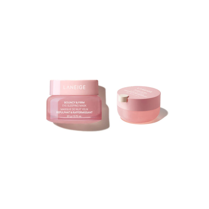 LANEIGE LANEIGE - Bouncy & Firm Eye Sleeping Mask - 20g (1ea) X Bouncy & Firm Lip Treatment - 12g (1ea)