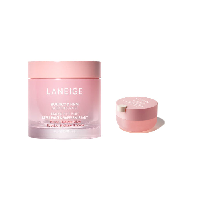 LANEIGE LANEIGE - Bouncy & Firm Sleeping Mask - 60ml (1ea) X Bouncy & Firm Lip Treatment - 12g (1ea)