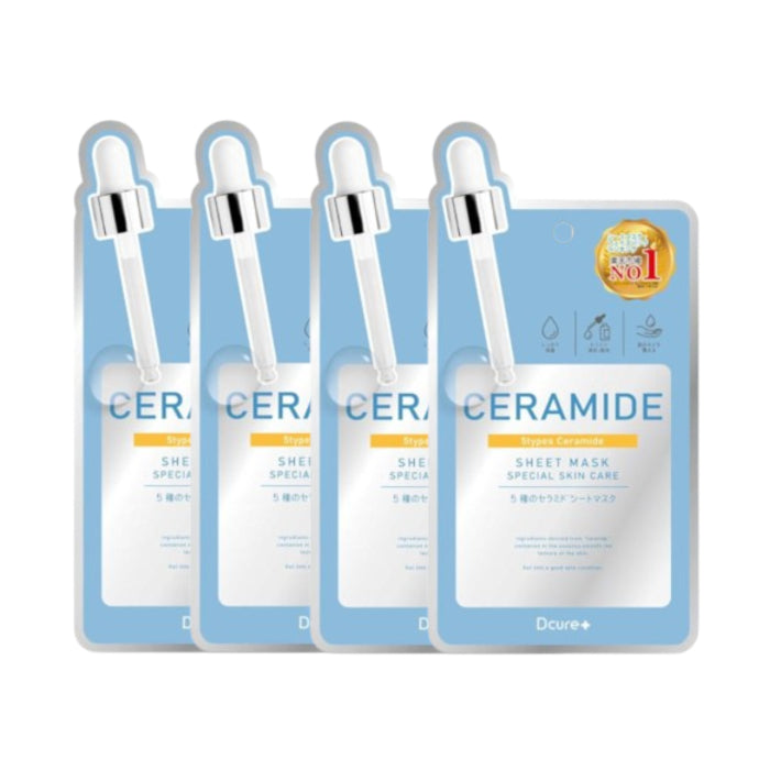 Picomonte - Dcure+ Ceramide Face Mask - 1 pc (4ea)