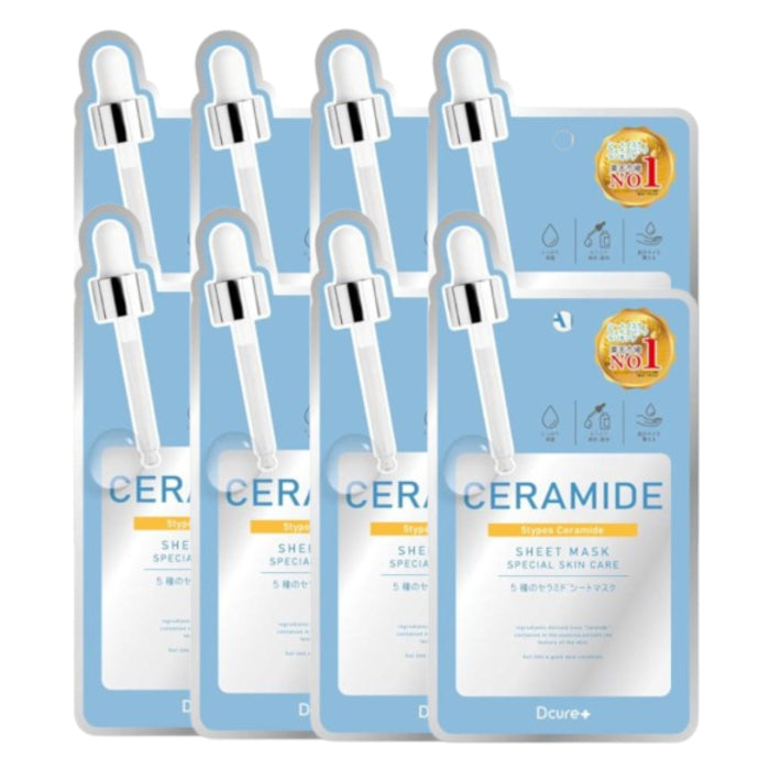 Picomonte - Dcure+ Ceramide Face Mask - 1 pc (8ea)