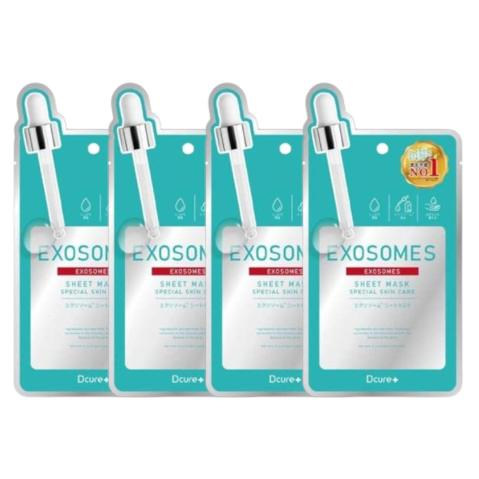 Picomonte - Dcure+ Exosomes Face Mask - 1 pc (4ea)
