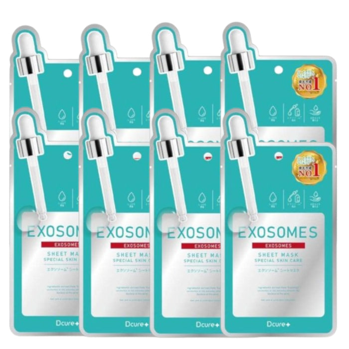 Picomonte - Dcure+ Exosomes Face Mask - 1 pc (8ea)