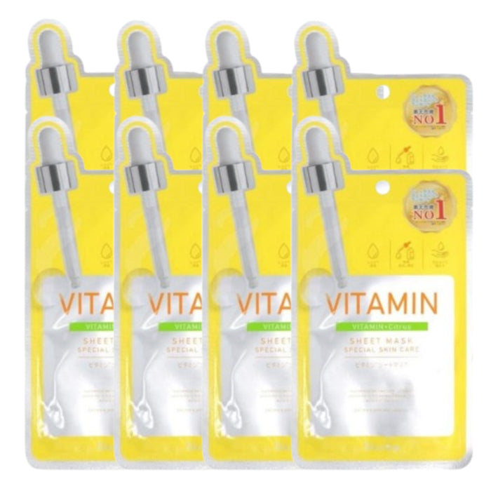 Picomonte - Dcure+ Vitamin + Citrus Face Mask - 1 pc (8ea)