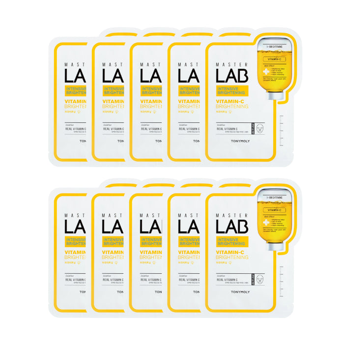 TONYMOLY - Master Lab Real Mask Sheet - Vitamin C - 1pc (10ea) Set