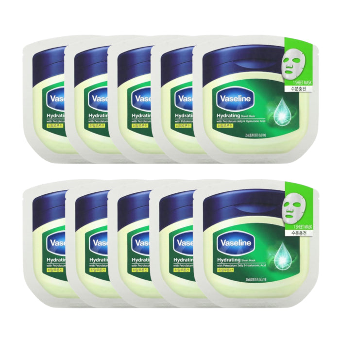 Vaseline - Hydrating Sheet Mask (10pc) Set