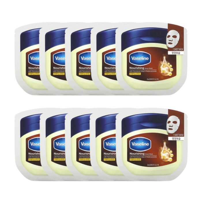 Vaseline - Nourishing Sheet Mask (10pc) Set