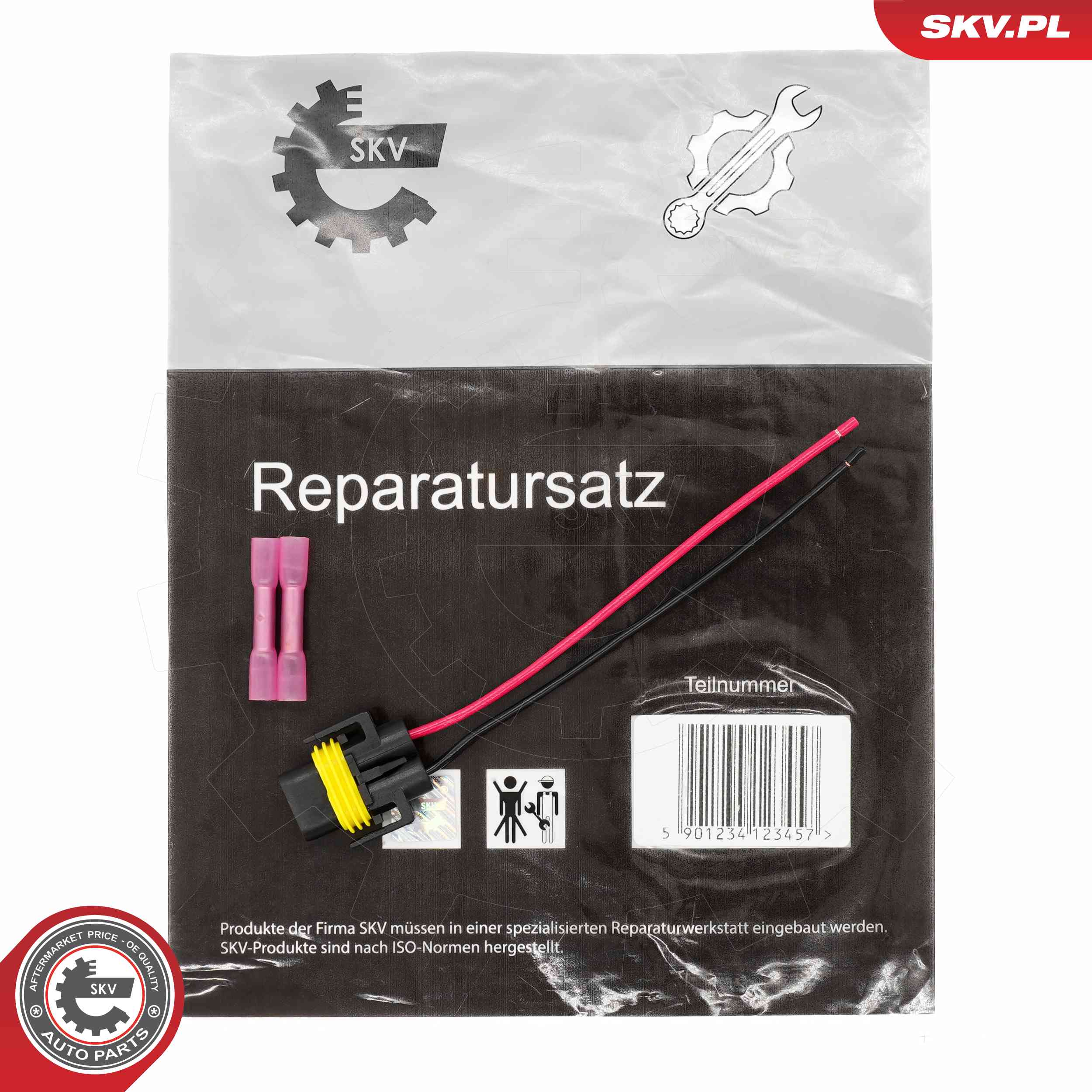 Cable Repair Set, high-beam headlamp bulb ESEN SKV 53SKV244